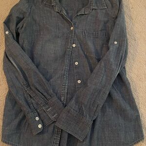 J Crew Chambray Button Down Shirt